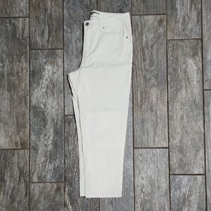 Karl Lagerfeld White Ankle & Cropped Jeans